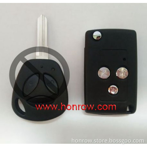 Hot sale products-- Lada 3 button modified folding remote key blank